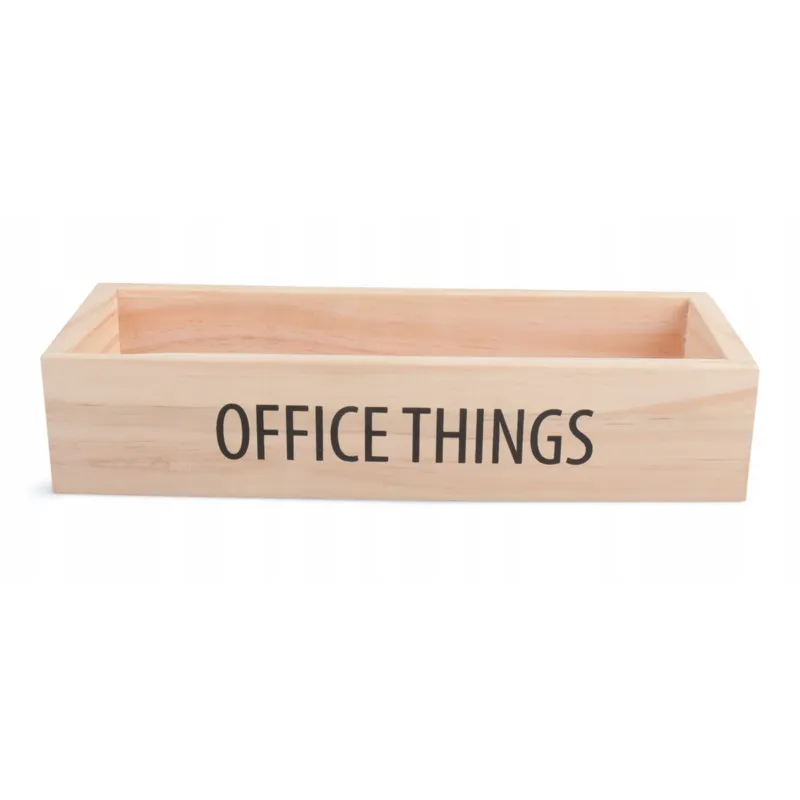 ORGANIZER biurowy drewniany OFFICE THINGS 25x8cm - Super okazja