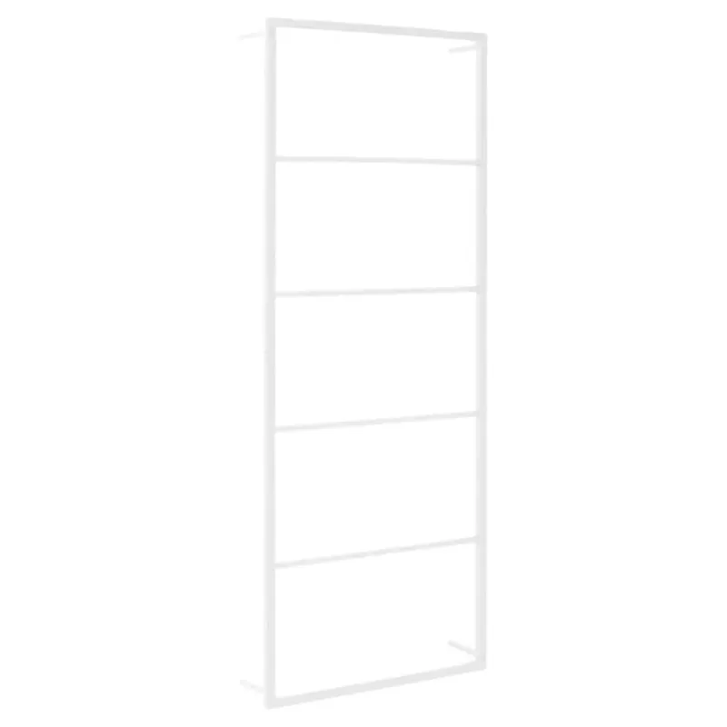 vidaXL Wieszak na ręczniki biały 45x10x115 cm stalowy - Taniej