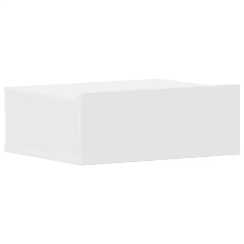 vidaXL Wisząca szafka nocna, biała 40x30x15 cm materiał drewnopochodny - Nowość