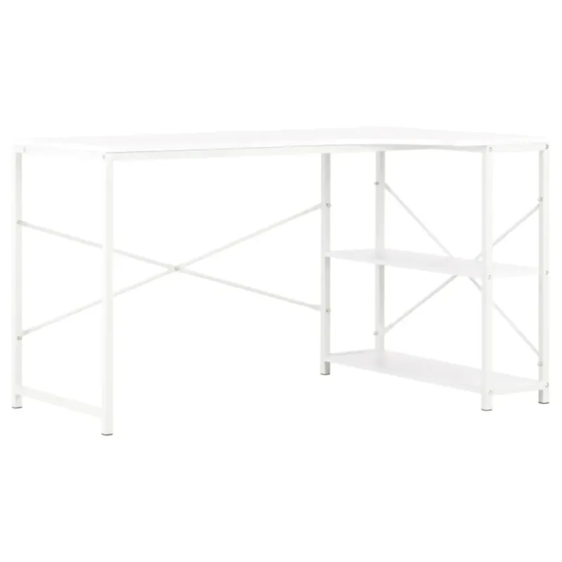 Premium vidaXL Biurko komputerowe, białe, 120 x 72 x 70 cm -