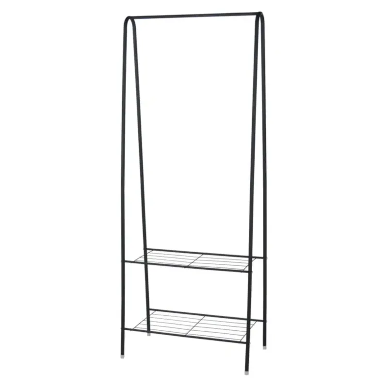 Ostatnia szansa Storage solutions Stojak na ubrania z 2 półkami, 61x34x152 cm -