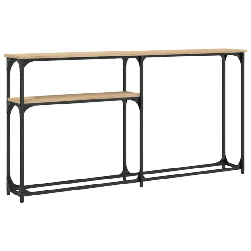 Hit cenowy vidaXL Stolik konsolowy, dąb sonoma, 145x22,5x75 cm -