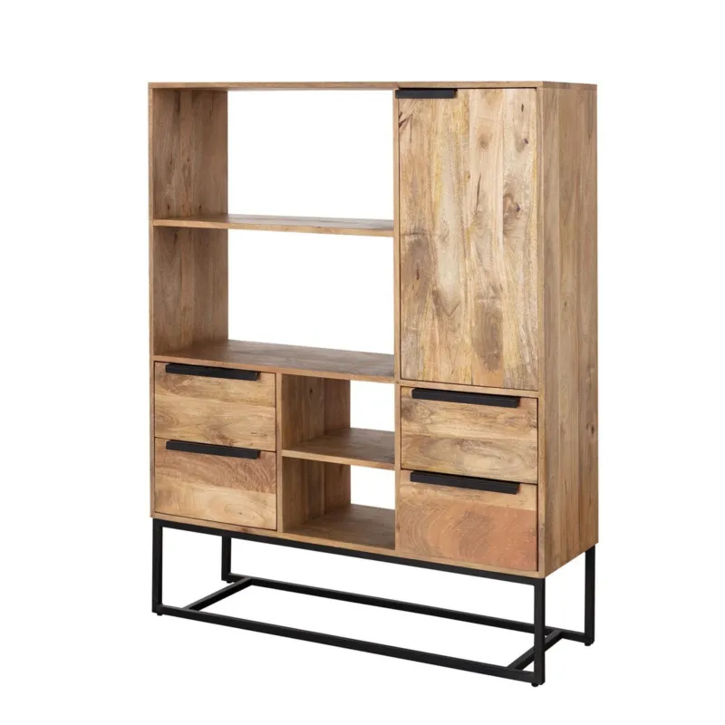 Popularny Regał Orm 110x35x142cm, 110 x 35 x 142 cm -