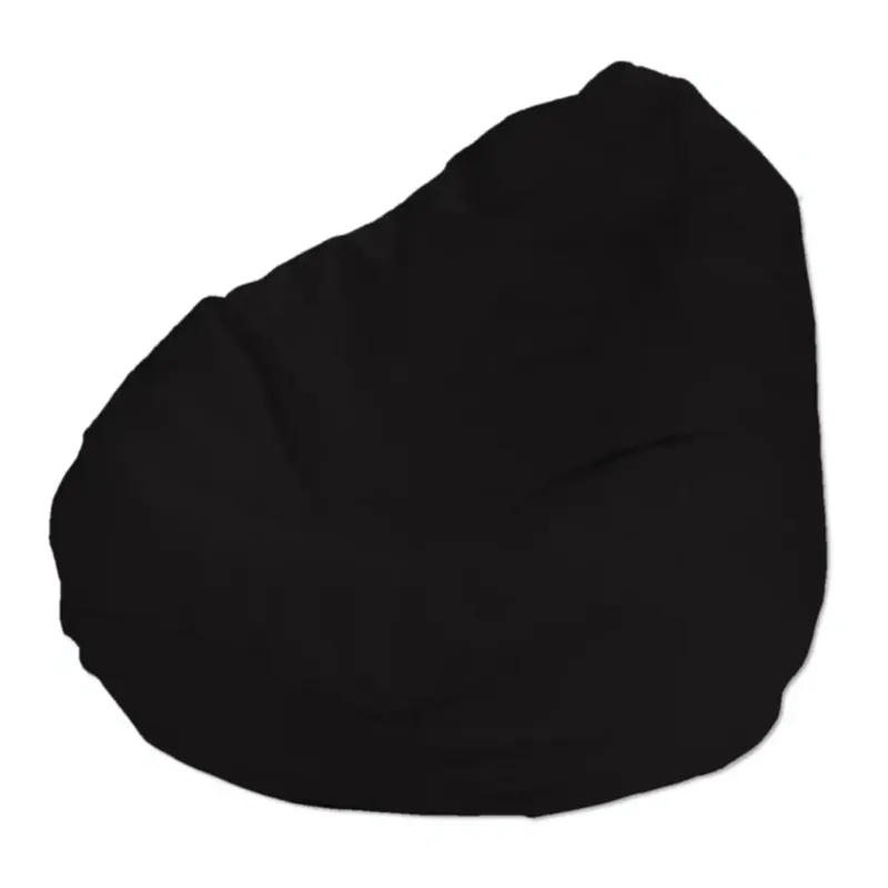 Tylko do końca tygodnia Worek do siedzenia, Black (czarny), Ø80 x 115 cm, Cotton Panama -