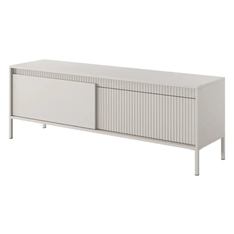 Oferta Szafka RTV 153 2D ENSO beżowa na metalowych nóżkach -