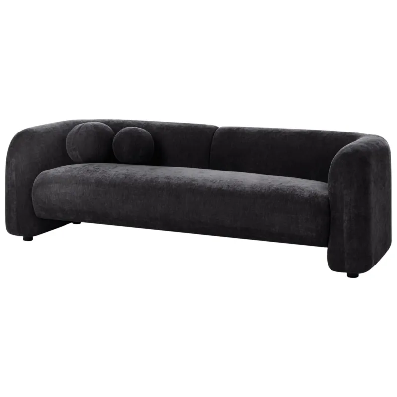 Kup teraz Sofa dla 3 osób LEIREN Czarny -