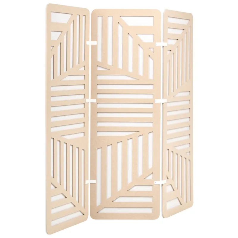 3-panelowy parawan pokojowy FUTURA Beżowy 180 cm - Kup teraz