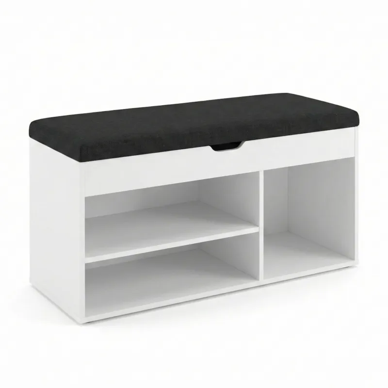 Szafka na buty z siedziskiem TRIA, 80 x 43 x 30 cm - Tani