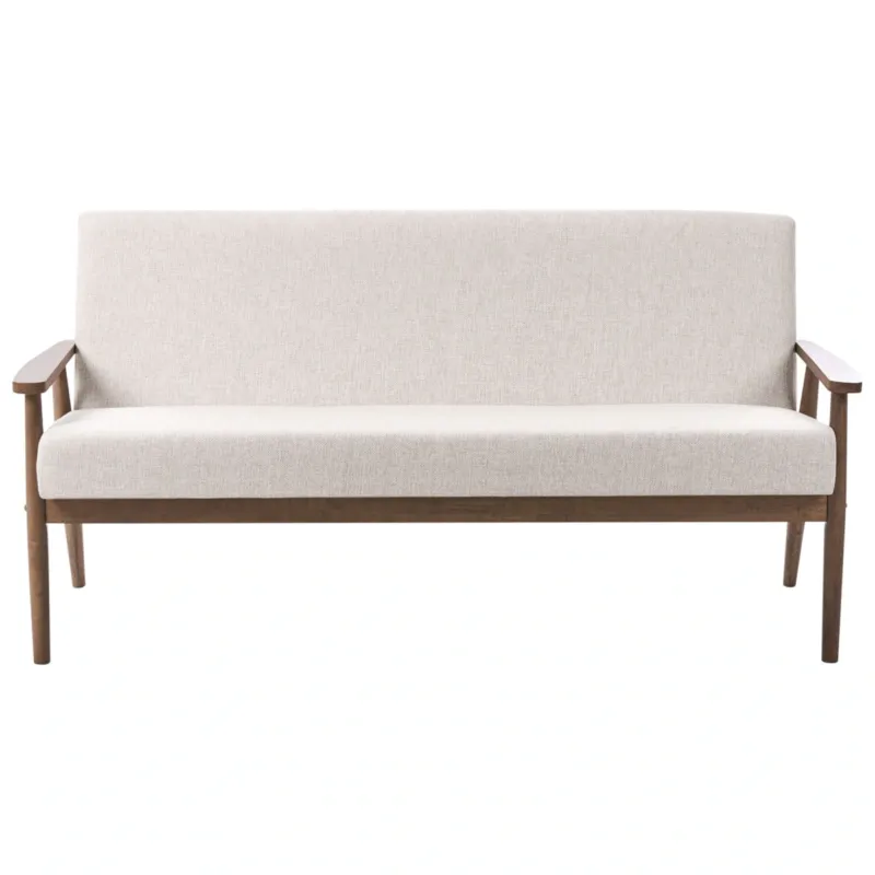 Dodaj do koszyka Sofa dla 3 osób ESRUM Ciemny brąz/ beżowy -