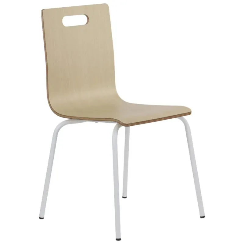 Oferta czasowa Krzesło ze sklejki laminowanej WERDI A naturalne/białe -