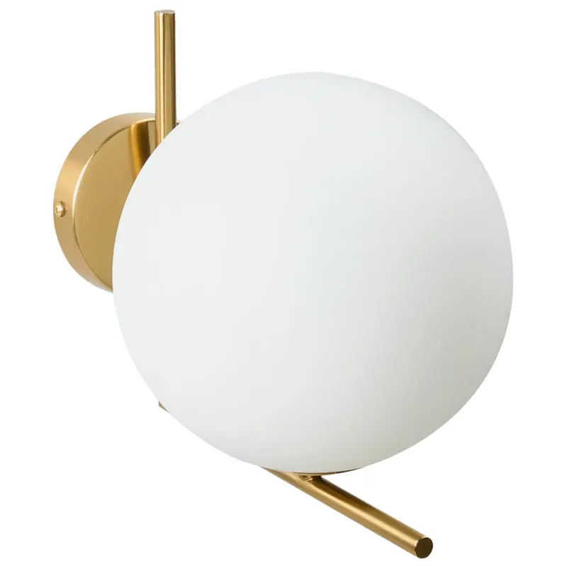 Lampa ścienna LIZONNE Złoty Metal - Hit sprzedaży