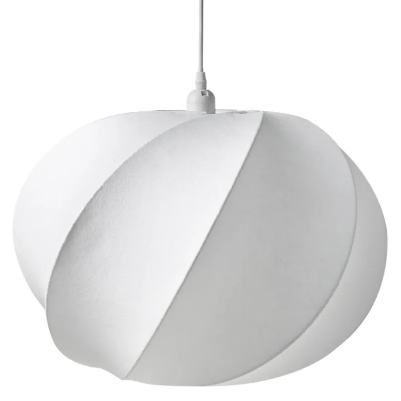 Szybka dostawa Lampa wisząca MAQUINE Jedwab syntetyczny Biały -