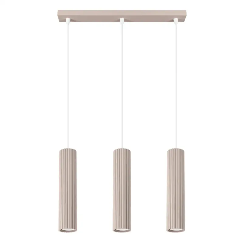 Lampa wisząca KARBON 3L taupe - Nowy