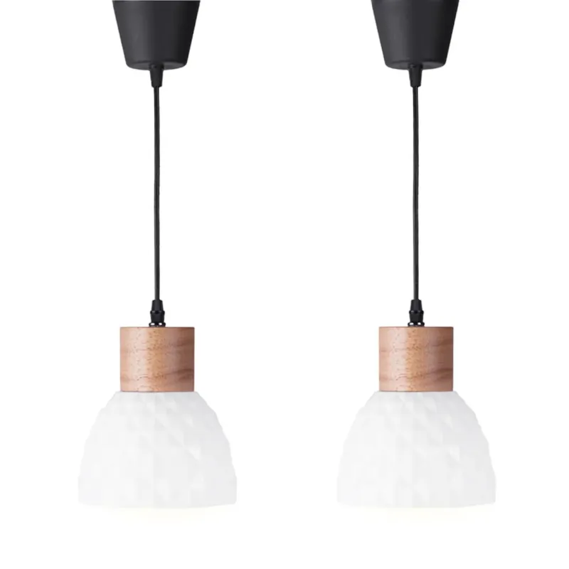 Konsimo KARI Lampy wiszące ceramika 2szt. - Tani