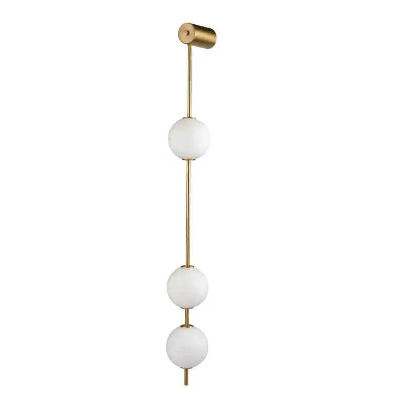 Darmowy zwrot Lampa ścienna BERRY LED złoty biały 103 cm -