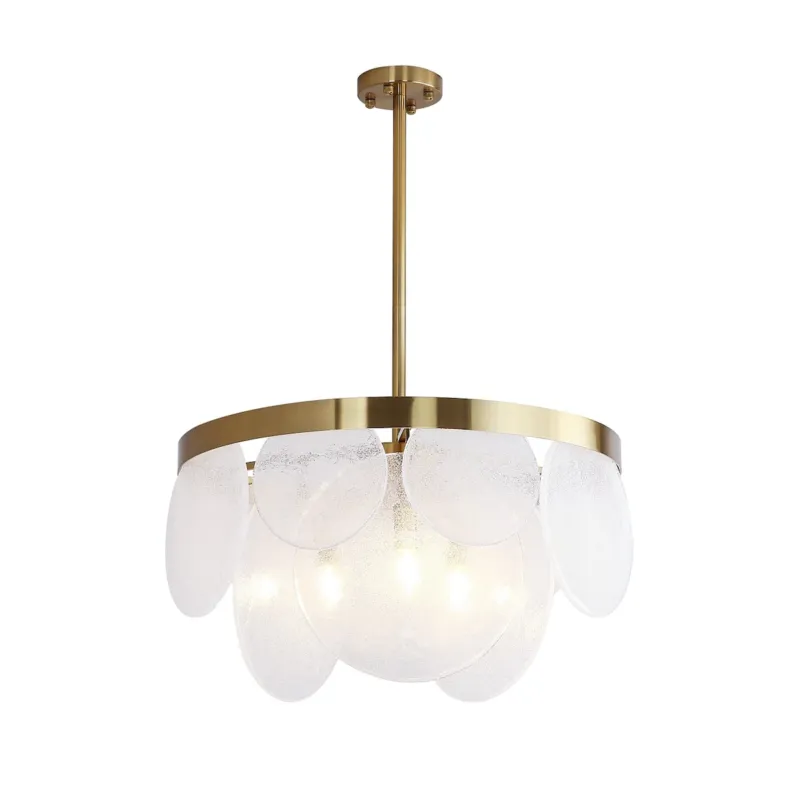 Cena promocyjna Lampa wisząca AURORA mosiądz 60 cm -