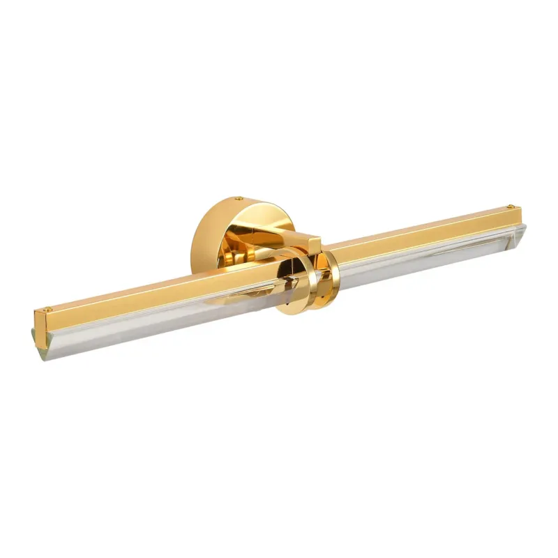 Taniej Lampa ścienna kinkiet LOVELY LED złota 58 cm -