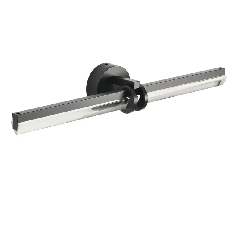 Bestseller Lampa ścienna kinkiet LOVELY LED czarna 58 cm -