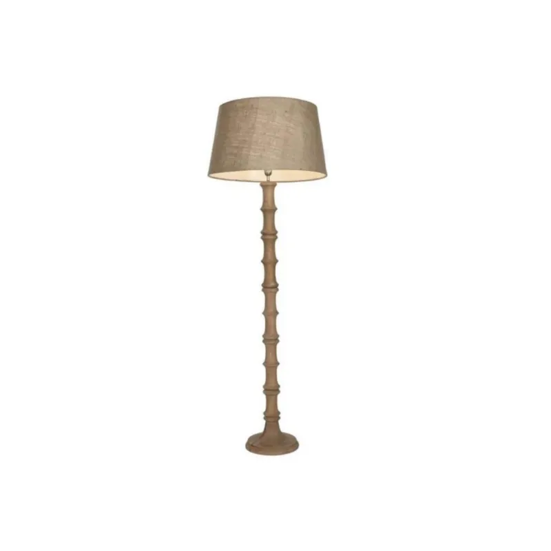 Lampa podłogowa 178x58 cm z drewna mango - Tylko dziś