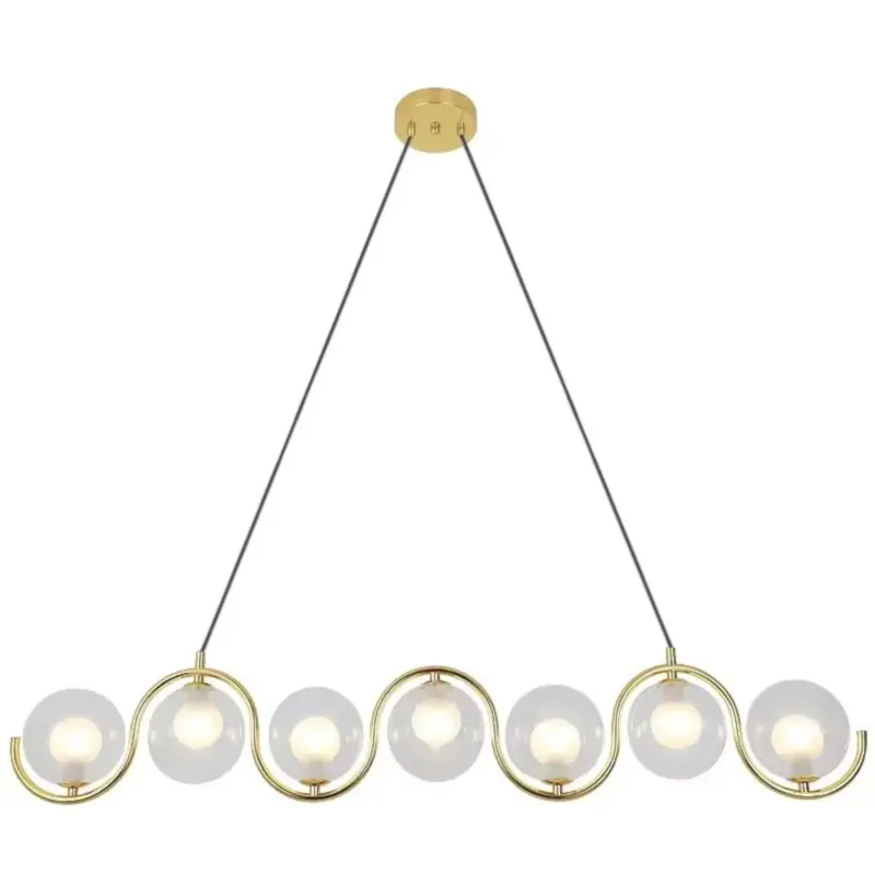 Kup teraz Lampa sufitowa wisząca złota 7xG9 APP1441-7CP -