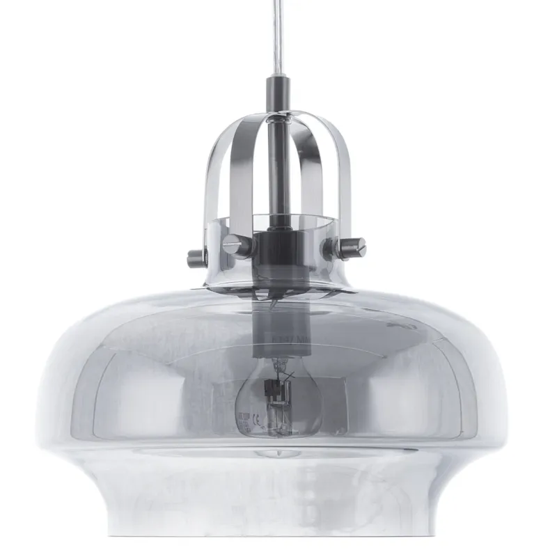 Zniżka Lampa wisząca WILTZ Szkło Jasnoszary -