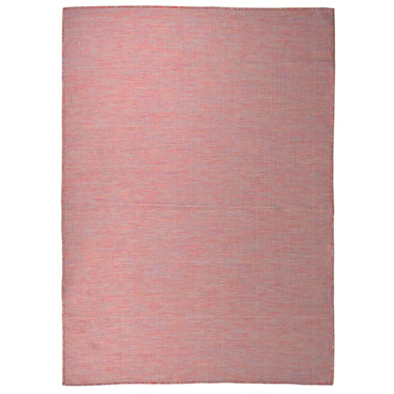 Hit cenowy vidaXL Dywan zewnętrzny o płaskim splocie, 200x280 cm, czerwony -