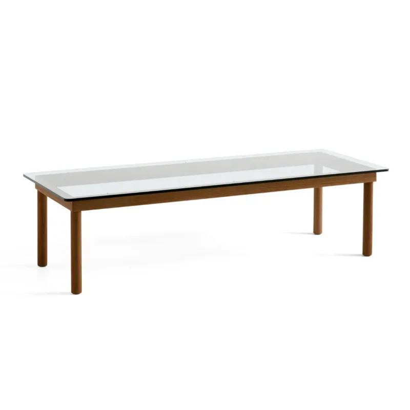 Tylko do końca tygodnia Stolik kawowy Kofi Walnut Glass 140x50