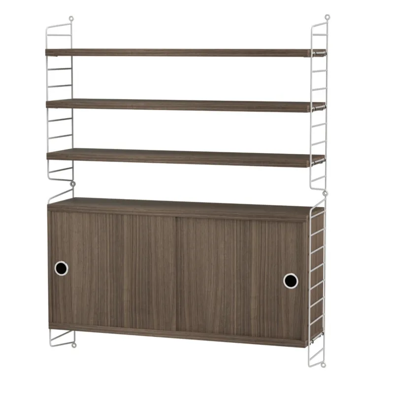 Nowoczesny system modułowy LI Orzech Living room String Tylko dziś