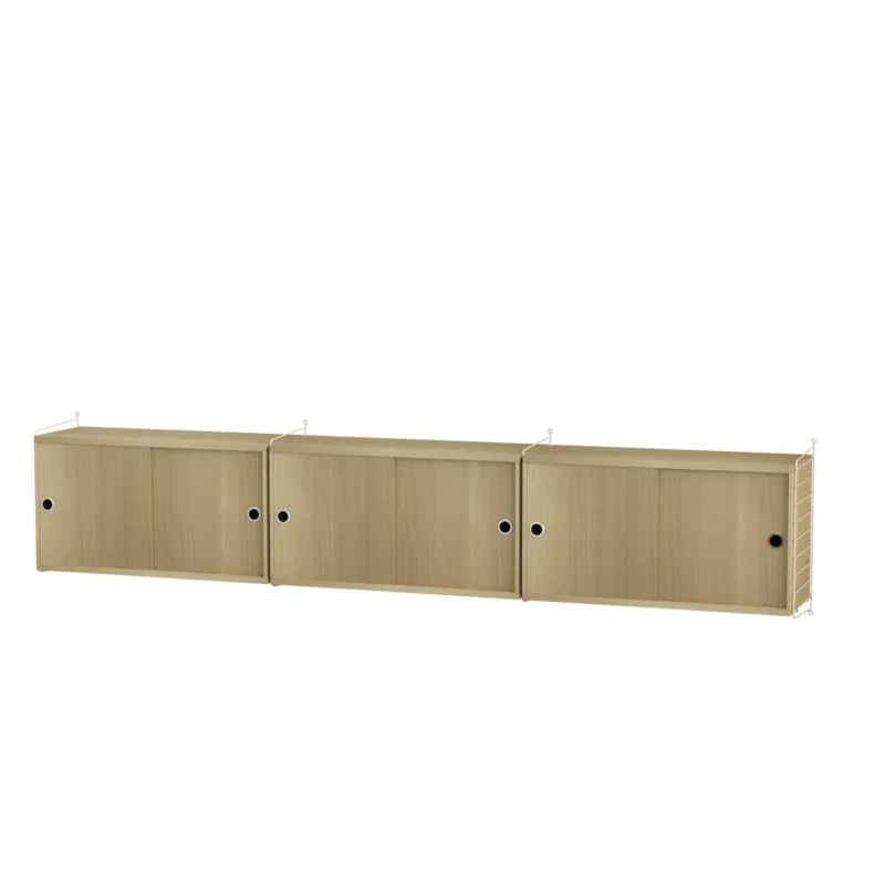Elegancki i nowoczesny system modułowy LD Dąb Living room String Bezpieczne zakupy