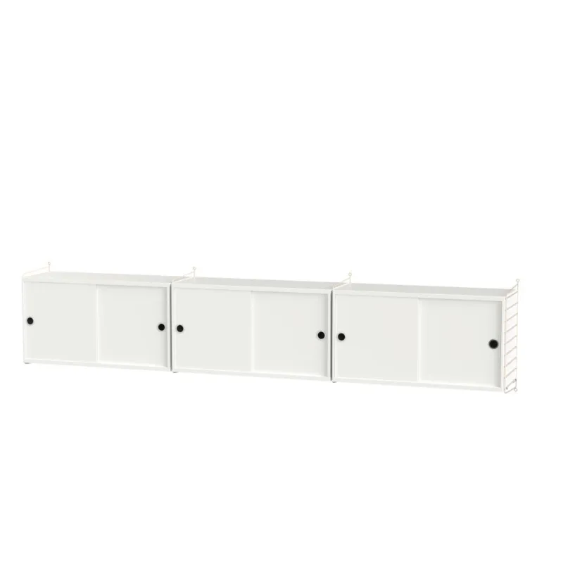 Wykonany ze stali i MDF system modułowy LD Living room String Dostępne od ręki