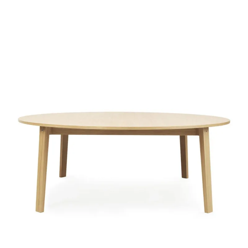 Dębowy stół Slice Vol.2 Ø200 Oak Normann Copenhagen Łatwy zwrot