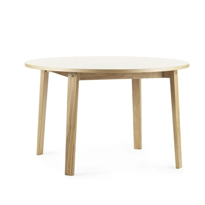 Bezpieczna płatność Dębowy stół Slice Linoleum Mushroom Ø120 Normann Copenhagen