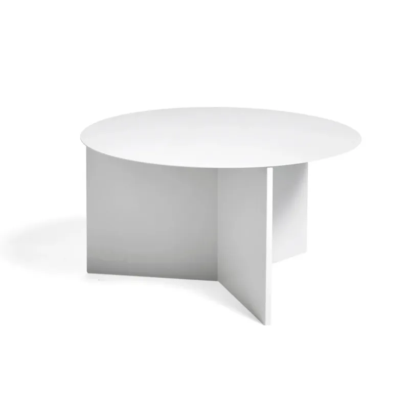 Wyjątkowa oferta Stalowy stolik kawowy Slit Round Table XL HAY