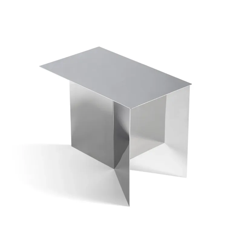 Kup online Stalowy stolik kawowy Slit Oblong Side Table Mirror Hay