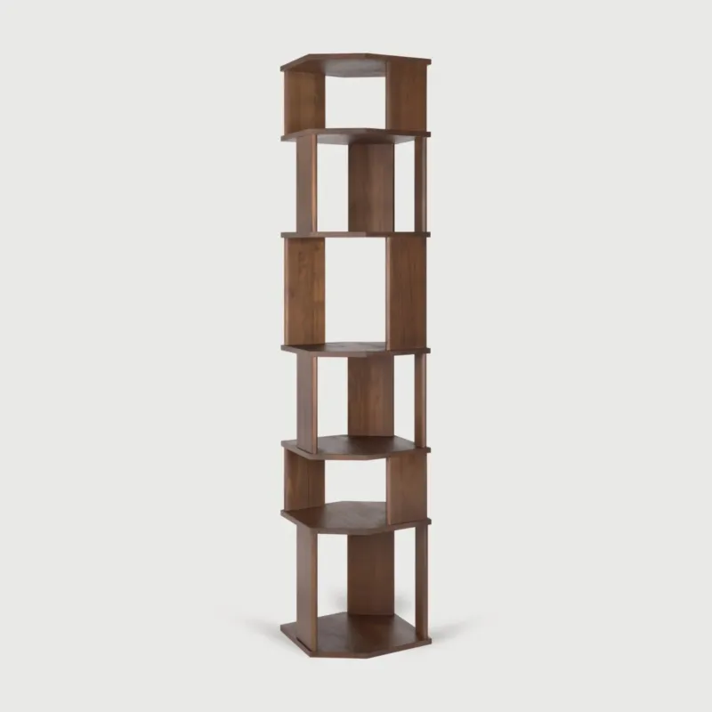 Bezpieczne zakupy Solidny regał tekowy Stairs Column Ethnicraft