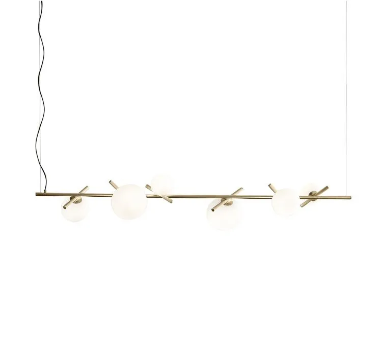 Lampa wisząca miedziana 2x10W G9 + 4x10W E14 Zniżka