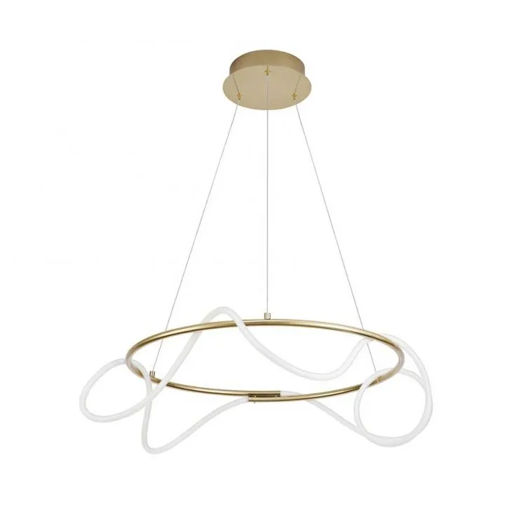 Rabat Lampa wisząca złota 43W LED 3000K 4581 lm