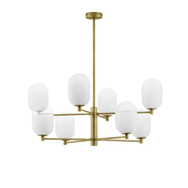 Lampa wisząca złota 8x5W LED G9 Łatwy zwrot