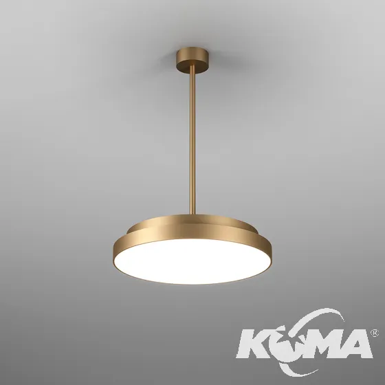 Lampa wisząca złota 26W LED 3000K 2730 lm CRI>90 ściemnialna Tylko do końca tygodnia