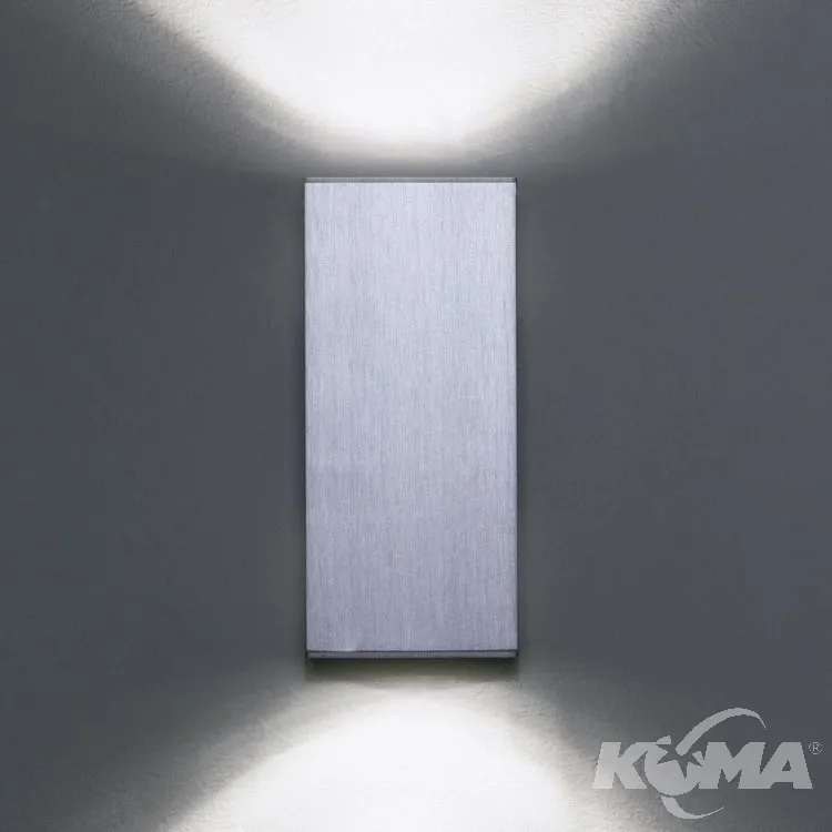 Doble kinkiet aluminium 2x75W GU10 Hit cenowy