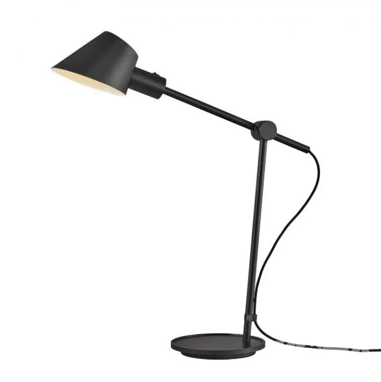 Lampka biurkowa E27 12W czarna Rabat
