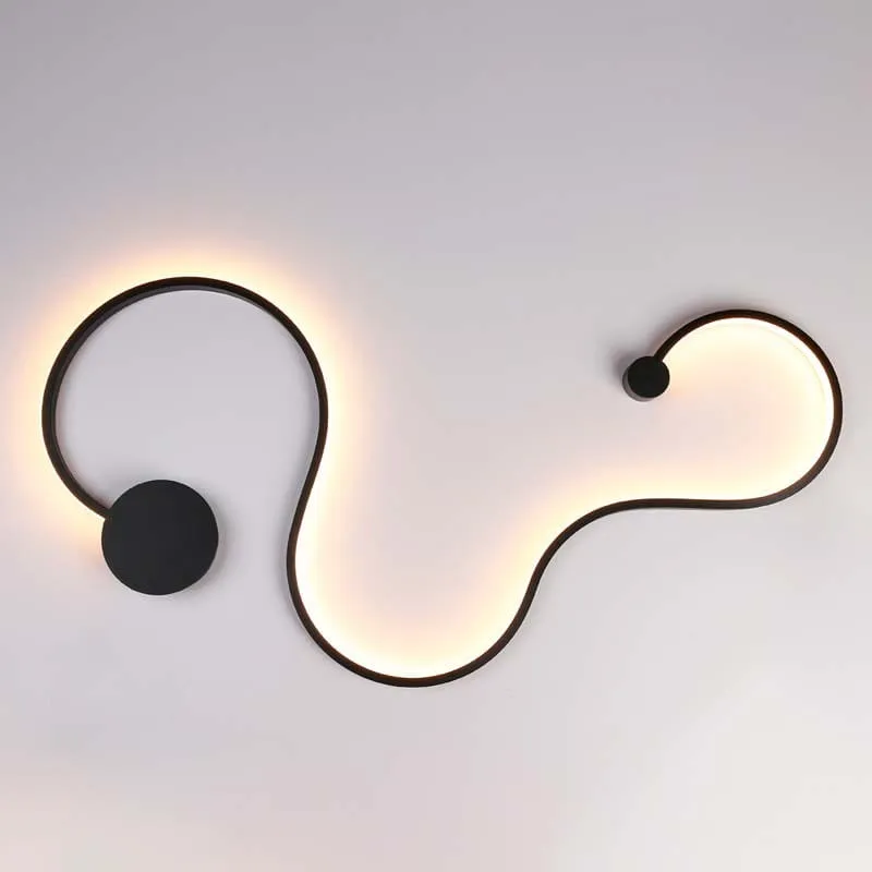Lampa wisząca Linea ABR-MKL40W Abruzzo 1xLED Aluminium Czarny Kup teraz