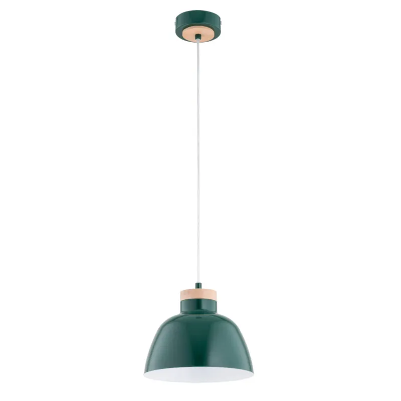 Dodaj do koszyka Lampa wisząca Lorien 61318 Alfa 1xE27 LED Metal/Drewno Czarny