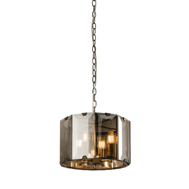 Lampa wisząca Lotus 61281 Alfa 1xE27 LED Metal/Szkło Złoty Darmowy zwrot