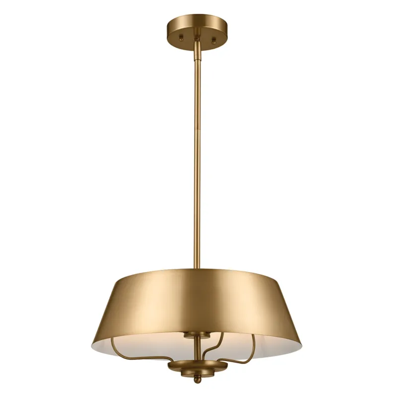 Lampa wisząca Luella KL-LUELLA-3P-BNB Elstead Lighting 3xE14 40W Stal Złoty Dodaj do koszyka