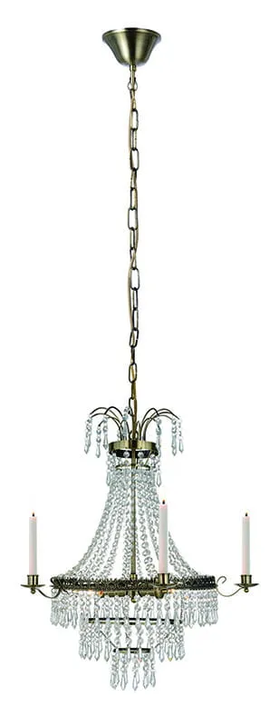 Zniżka Lampa wisząca Marielund 105157 Markslojd 3xE14 40W Antyczny Przezroczysty