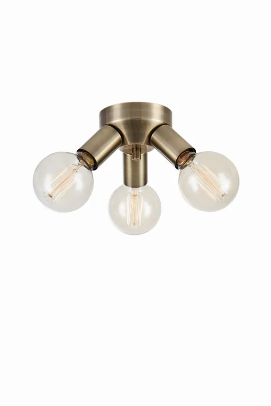Zniżka Lampa wisząca Mazzo 108550 Markslojd 3xE27 40W Metal Antyczny mosiądz