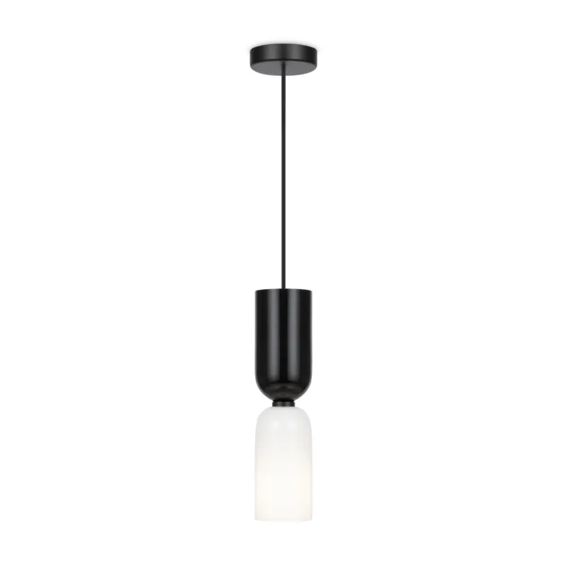 Hit sprzedaży Lampa wisząca Memory MOD177PL-01B Maytoni E14x40W Metal/Szkło Czarny/Biały i czarny