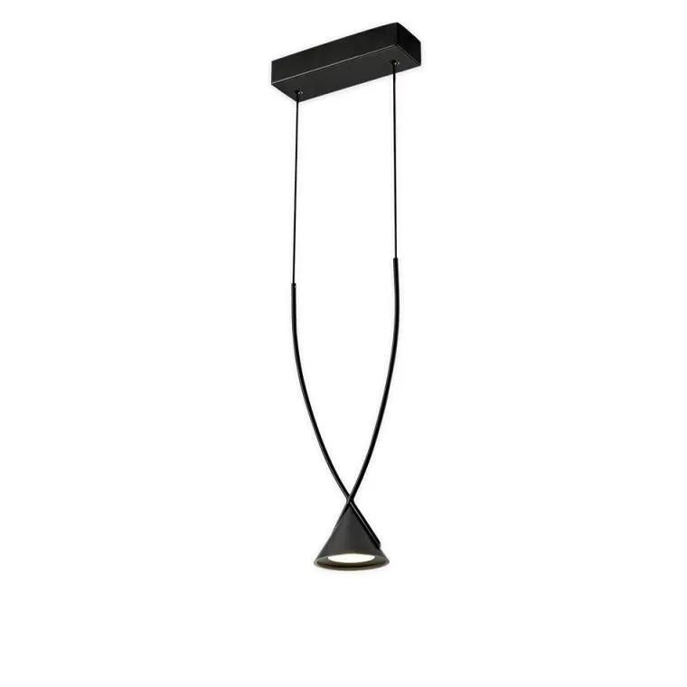 Nowy Lampa wisząca Mia ST-1758 Step into Design 2xLED 3W Aluminium/Żelazo Czarny Matowy
