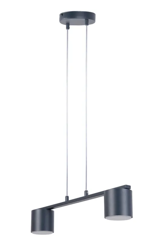 Cena promocyjna Lampa wisząca MILA Sigma Lighting 2x GX53 MAX 12 W LED Stal lakierowana Grafit/Grafit